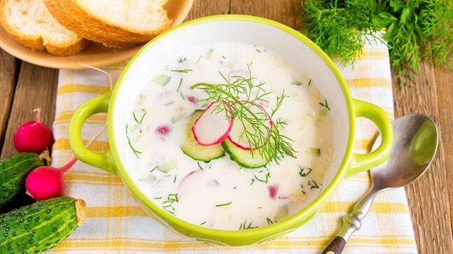 πώς να μαγειρέψετε okroshka στη δίαιτα Dukan