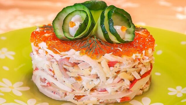 συνταγή σαλάτας για τη δίαιτα Dukan