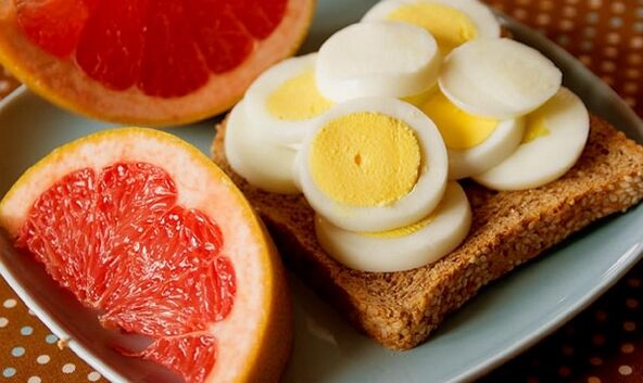 αυγά και γκρέιπφρουτ για τη διατροφή maggi